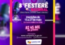 Inscrições para o Festerê Nacional acontecem até dia 27 deste mês