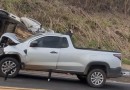Acidente com três veículos deixa mulher e criança feridas na PR-483