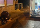 Motoboy fica ferido após acidente