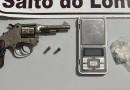 PM apreende arma, drogas e prende duas pessoas em Salto do Lontra