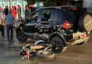 Acidente entre carro e moto é registrado em Coronel Vivida