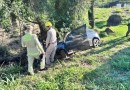 Condutor de carro carregado com cigarros sofre acidente após fugir do BPFron na PR-483
