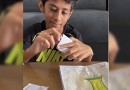 Sem álbum oficial, menino cria versão artesanal da Copa e encanta milhares nas redes sociais
