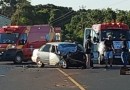 Grave acidente entre carro e caminhão é registrado entre Marmeleiro e Renascença
