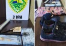 Polícia Militar prende homem por tráfico de drogas e recupera objetos ligados a furto