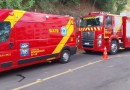 Bombeiros realizam resgate de homem em surto no Bairro Industrial