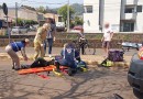 Colisão entre motocicletas deixa um dos condutores feridos