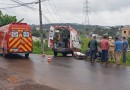 Passageiro de motocicleta fica ferido em acidente na Cidade Norte