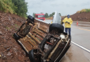 Capotamento de veículo registrado em Dionísio Cerqueira