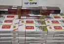 ROTAM apreende cigarros contrabandeados e cumpre mandado de prisão