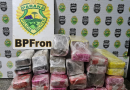 BPFRON apreende mala de maconha durante abordagem a ônibus em Realeza