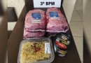 Homem é preso após tentar furtar picanha, sorvete e macarrão de supermercado