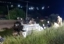 Motorista morre em tombamento de carreta