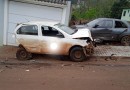 Motorista tem mal súbito e colide em veículos estacionados