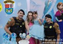 Aniversariante de 5 anos convida equipe da Polícia Militar para sua festa em Francisco Beltrão