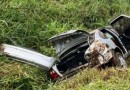 Criança fica ferida após saída de pista na PR-180 entre Três Barras do Paraná e Quedas do Iguaçu
