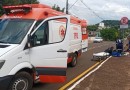 Motociclista fica ferido em acidente na rua João Pessoa