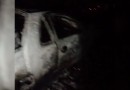 Veículo da Prefeitura de Capanema pega fogo e acaba incendiando plantação