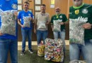 Parceria entre Rotary Club Francisco Beltrão Marrecas e AVB resulta em mais de 300kg de recicláveis arrecadados