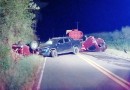 Grave acidente de trânsito resulta em morte e feridos na PR-180
