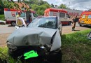 Acidente deixa dois adultos e duas crianças feridas na PR 483