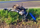 Motociclista fica gravemente ferido após colisão frontal na PRC-158