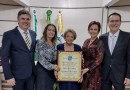 Dona Samira recebe título de Cidadã Honorária de Francisco Beltrão