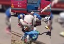 Motociclista sofre ferimentos graves após colidir com poste em Francisco Beltrão