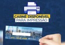 Carnês do IPTU estão disponíveis para impressão