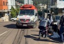 Motociclista fica ferida após colisão