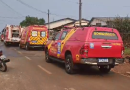 Incêndio em casa de madeira é registrado no Bairro Beija Flor