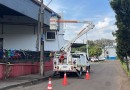 Copel realiza mutirão para regularizar cabeamento de telecomunicações
