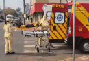 Criança fica ferida em acidente registrado com carro e bicicleta