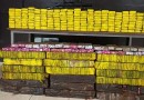 Casal abandona carro com 346 kg de maconha após capotamento na PR-323