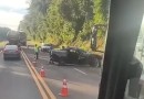 Acidente na BR-277 em Cantagalo deixa dois feridos e envolve dois veículos em sequência