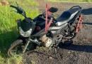 Acidente entre carro e moto deixa mulher ferida na PR-180