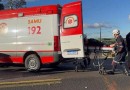 Casal fica ferido em colisão entre moto e carro na PR-182