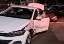 Motorista fica ferido após colisão envolvendo dois veículos no bairro Vila Nova