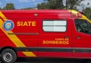 Motociclista fica ferido após colisão com trator