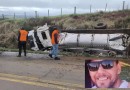 Identificado motorista que morreu após caminhão de leite tombar