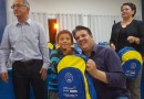 Crianças atendidas pelo Programa Integração AABB Comunidade recebem uniforme