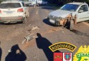 Colisão entre Strada e Sorento é registrada na PCR-158