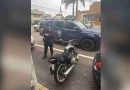 Homem é levado à delegacia com moto furtada