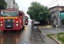 Corpo de Bombeiros combate princípio de incêndio