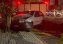 Acidente registrado no Bairro Vila Nova deixa condutor ferido