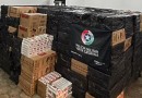 Carga milionária de cigarros contrabandeados é apreendida em galpão
