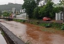 Chuva aumenta nível dos rios de Beltrão e preocupa moradores