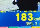 Trânsito  Motociclista é flagrado a 183 km/h durante fiscalização da PRF no feriado de Corpus Christi
