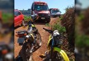 Dois motociclistas ficam feridos em colisão no interior de Iraceminha