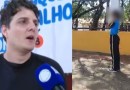 ‘Ela estava paralisada’: motoboy leva 40 ferroadas ao salvar menina de ataque de abelhas na Grande BH